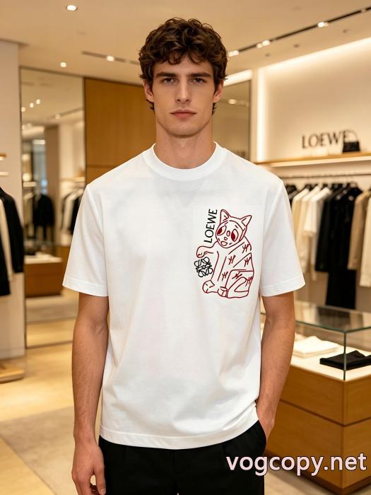 半袖TシャツLOEWEブランド コピー 優良ついに登場 2026最新コラボ完売間近 上質  _0_1