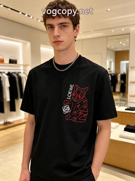 個性派さん 今季大注目 長く愛用できるブランド 偽物 激安 通販半袖Tシャツロエベ_0_0