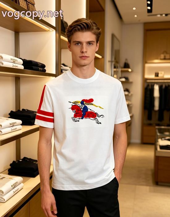 2026限定モデル 実用的 海外セレブ定番愛用 BURBERRY半袖Tシャツブランド コピー 通販_0_3