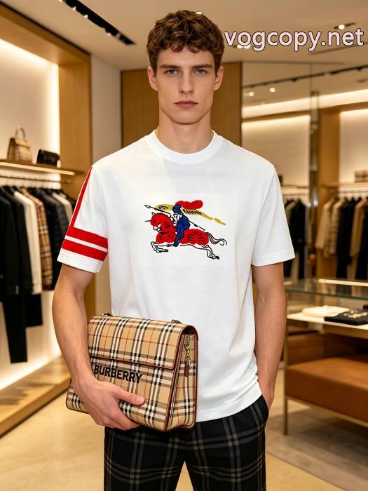 2026限定モデル 実用的 海外セレブ定番愛用 BURBERRY半袖Tシャツブランド コピー 通販_0_4