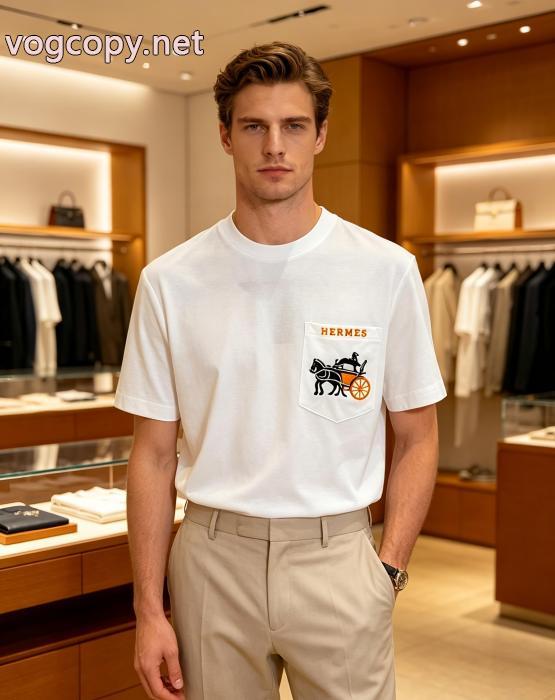 HERMESコレで完璧! NEWトップス 大注目半袖Tシャツスーパー コピー 通販_0_3