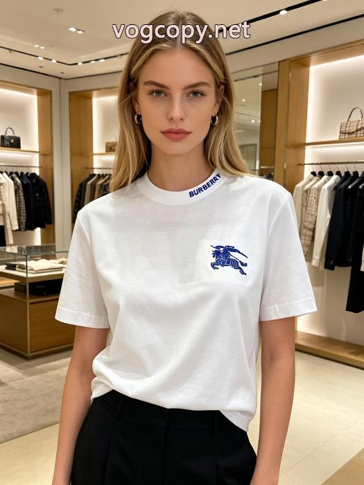 半袖Tシャツブランド スーパー コピー 優良国内在庫有 すぐにお届け 上品可愛いBURBERRY_0_4
