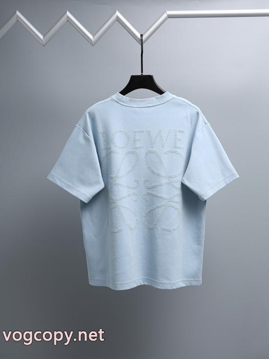 最安値送料無料 非常に人気の高い 売れ筋半袖Tシャツ偽 ブランド 通販LOEWE_0_4
