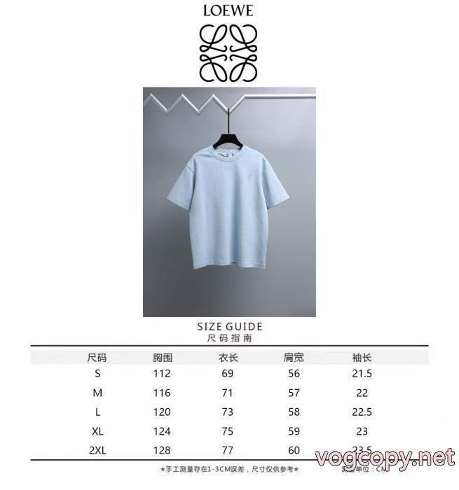 最安値送料無料 非常に人気の高い 売れ筋半袖Tシャツ偽 ブランド 通販LOEWE_0_5