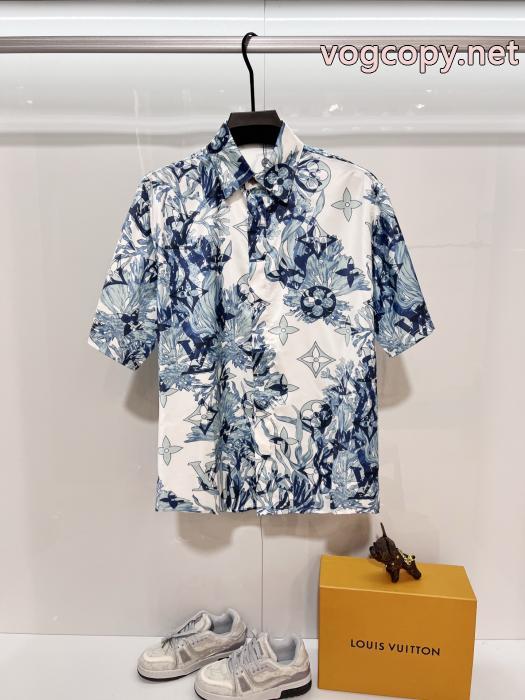 LOUIS VUITTONコピー 商品 通販優しげ人気アイテム お手頃価格 上品スタイル半袖シャツ_0_1