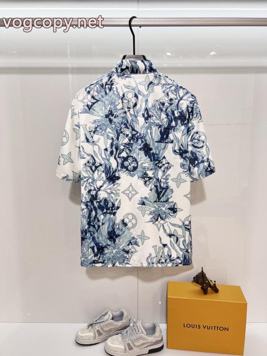 LOUIS VUITTONコピー 商品 通販優しげ人気アイテム お手頃価格 上品スタイル半袖シャツ_0_3