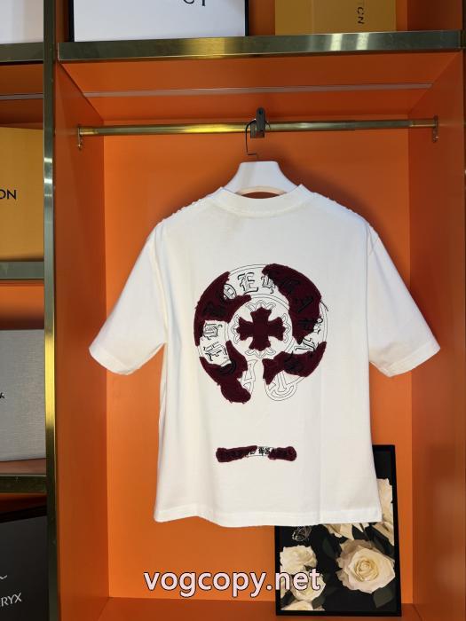 スーパー コピー 品特別入荷可愛い クラシカルなデザイン 人気新品CHROME HEARTS半袖Tシャツ_0_1