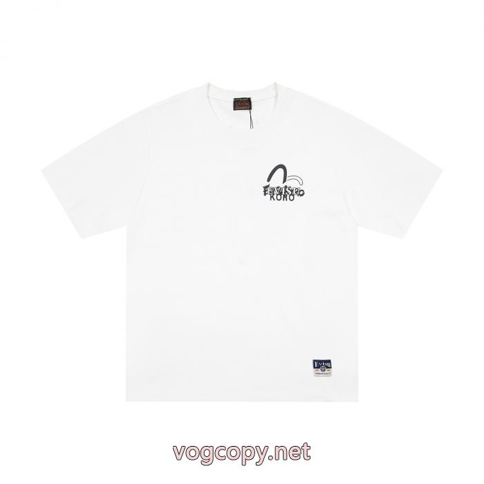 EVISU超激得安い 優れた品質 半額以下SALE半袖Tシャツコピー ブランド 通販 安心_0_3