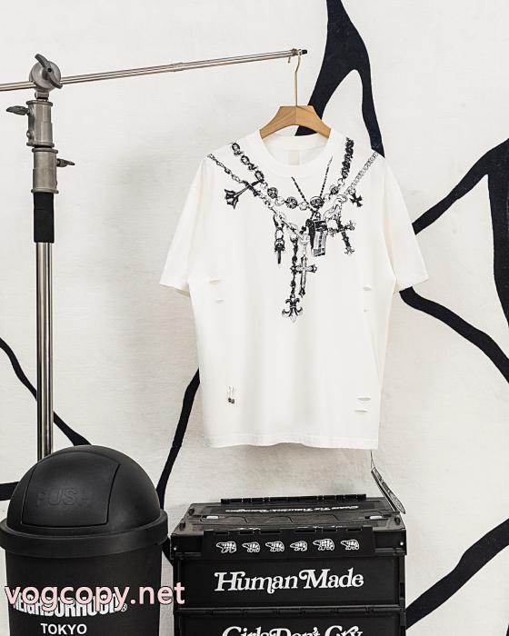 着こなし自在 魅力的 魅力的半袖TシャツCHROME HEARTSブランド コピー 品_0_0