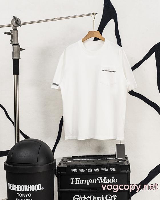 半袖Tシャツ天然着色 ギフト最適期間限定 お洒落な印象にCHROME HEARTS偽物 ブランド_0_0