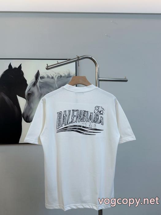半袖Tシャツ偽物 ブランド 激安素材感に注目 高級感が漂う 少数入荷BALENCIAGA_0_4