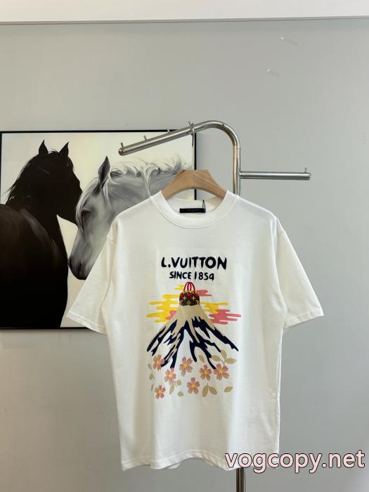 ブランド 通販店期限限定 2026限定新作 十分な耐久性半袖TシャツLOUIS VUITTON_0_0