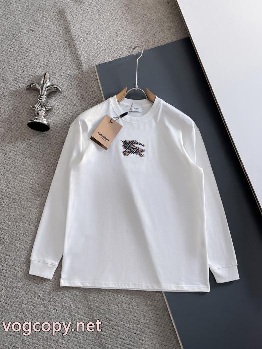 偽 ブランド サイト大人気可愛い 海外限定 夏に最強アイテム長袖TシャツBURBERRY_0_0