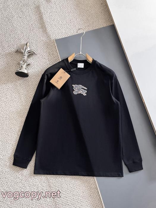 偽 ブランド サイト大人気可愛い 海外限定 夏に最強アイテム長袖TシャツBURBERRY_0_2