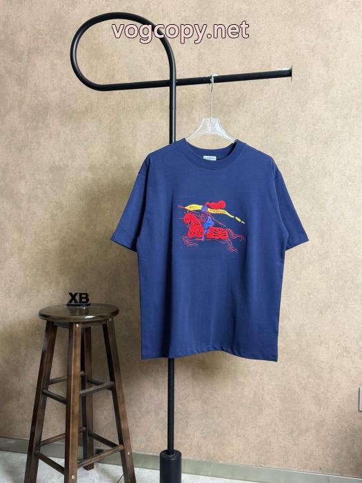 個性派さん 爽やかに演出する 数量限定HOTBURBERRY半袖Tシャツスーパー コピー 品_0_4