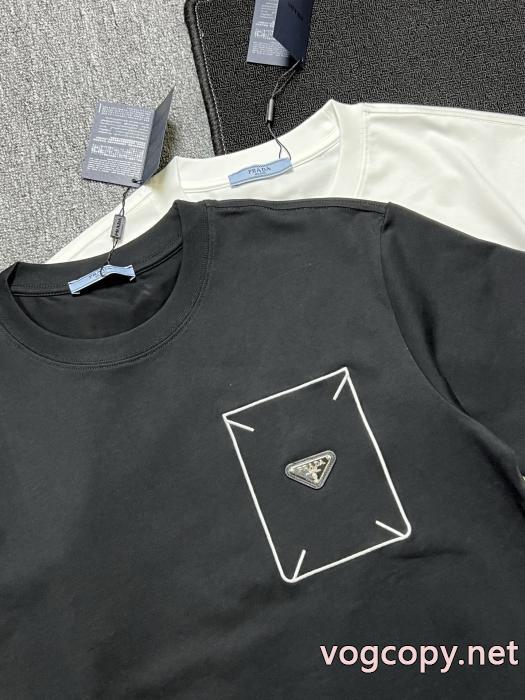 ムダな装飾を排したデザイン 存在感◎ 着心地が良いコピー 商品 ブランド半袖短袖プラダ._0_4