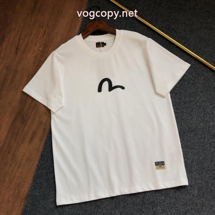 大人モード 上質感 今シーズン注目のアイテム半袖TシャツEVISUコピー 通販_0_5