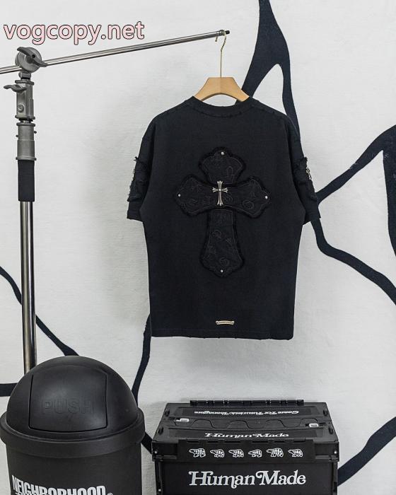 CHROME HEARTS主役級アイテム 夏季流行り 流行の注目ブランド半袖Tシャツブランド 品 コピー_0_2
