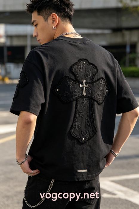 CHROME HEARTS主役級アイテム 夏季流行り 流行の注目ブランド半袖Tシャツブランド 品 コピー_0_4