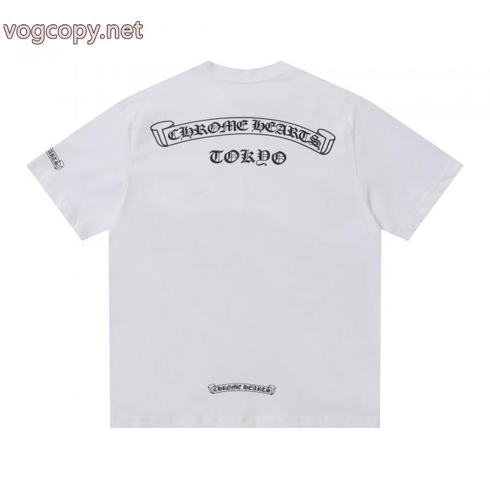 スーパー コピー ブランドCHROME HEARTS半袖Tシャツ日本で完売続出 稀少*新品登場 ロゴが素敵_0_0