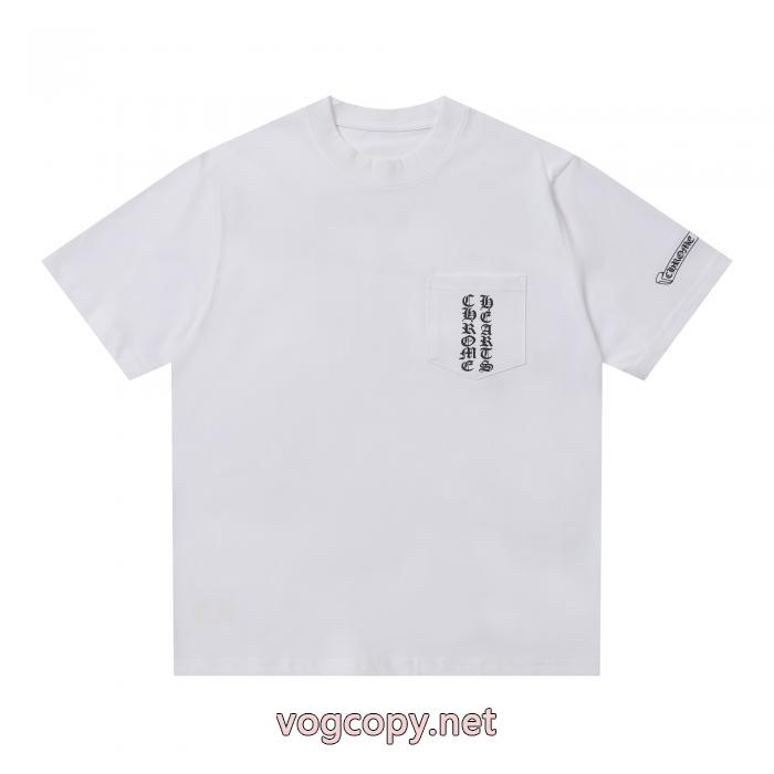 スーパー コピー ブランドCHROME HEARTS半袖Tシャツ日本で完売続出 稀少*新品登場 ロゴが素敵_0_1