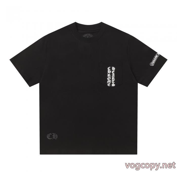 スーパー コピー ブランドCHROME HEARTS半袖Tシャツ日本で完売続出 稀少*新品登場 ロゴが素敵_0_4