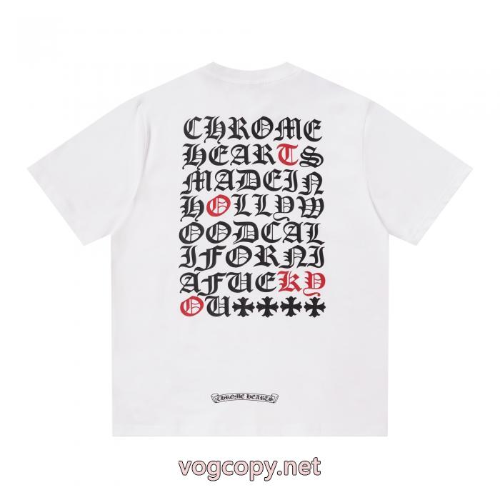 ブランド 激安CHROME HEARTS目につく 高品質限定アイテム 人気新品半袖Tシャツ_0_1