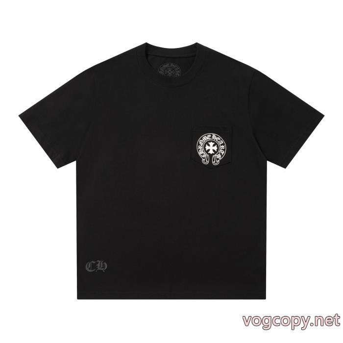 ブランド 激安CHROME HEARTS目につく 高品質限定アイテム 人気新品半袖Tシャツ_0_3
