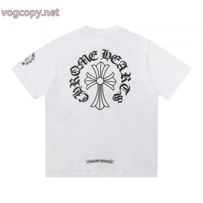 コピー ブランド 通販個性的なデザイン  NEW　新作  2026らしい華やか半袖TシャツCHROME HEARTS_0_3