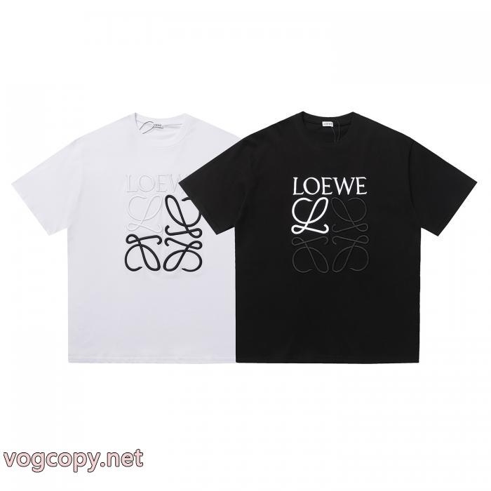 海外セレブ定番愛用  素敵な商品 穿き心地も快適偽物 ブランド 激安LOEWE半袖Tシャツ_0_3