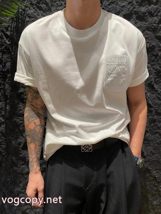 緊急大幅値下げ！ トップセラー賞受賞 完売間近LOEWE半袖Tシャツブランド 品 激安 通販_0_0