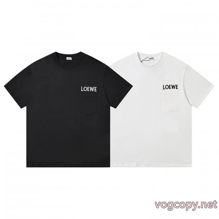 ロエベSALE!今季 数量限定在庫限り 精巧な逸品偽 ブランド半袖Tシャツ_0_3