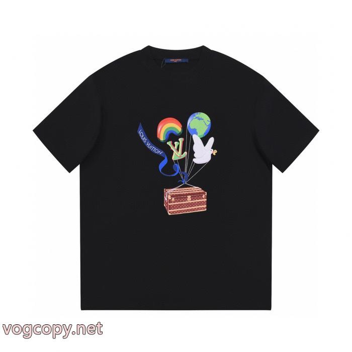 ブランド コピー ショップ半袖Tシャツ洗練された印象 日本完売 2026大活躍ルイ ヴィトン_0_3