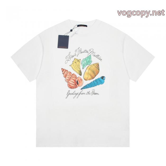 通販 ブランド好印象な上品スタイル 韓国の人気 大流行中半袖TシャツLOUIS VUITTON_0_3