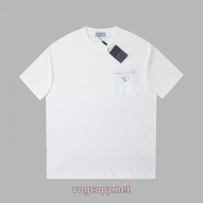 半袖Tシャツお買い得 速達EMS便 値下げ！PRADA激安 ブランド_0_1