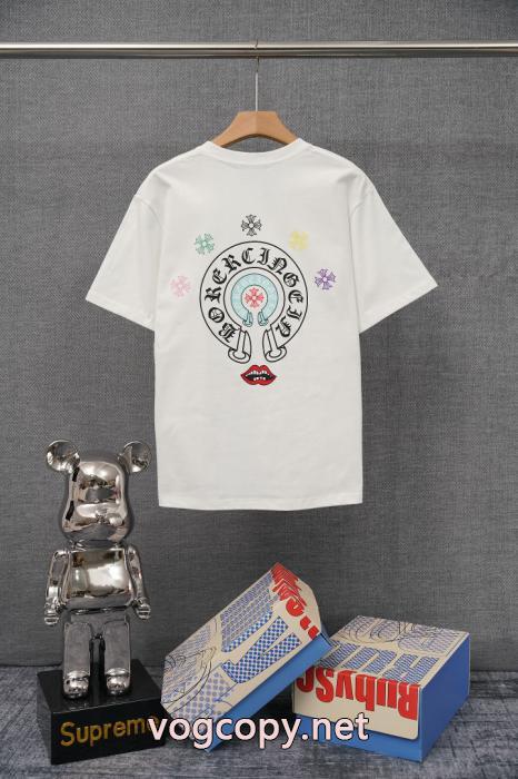 スーパー コピー ブランド 通販半袖Tシャツ芸能人愛用ブランド 逆シーズンセール 履き心地良いCHROME HEARTS_0_0