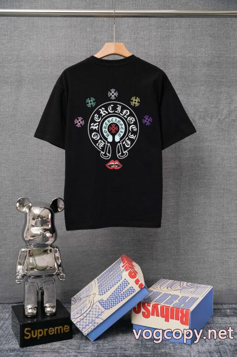 スーパー コピー ブランド 通販半袖Tシャツ芸能人愛用ブランド 逆シーズンセール 履き心地良いCHROME HEARTS_0_4