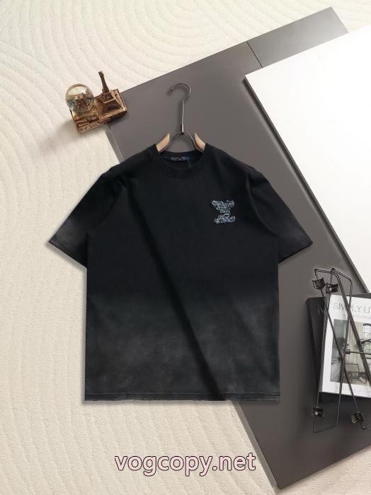稀少*新品登場 超お買い得 圧倒的な人気偽 ブランド 販売半袖TシャツLOUIS VUITTON_0_0