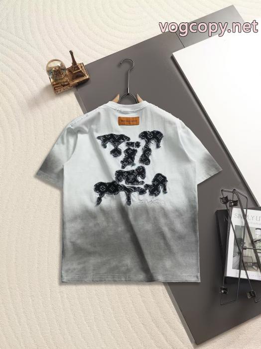 稀少*新品登場 超お買い得 圧倒的な人気偽 ブランド 販売半袖TシャツLOUIS VUITTON_0_3