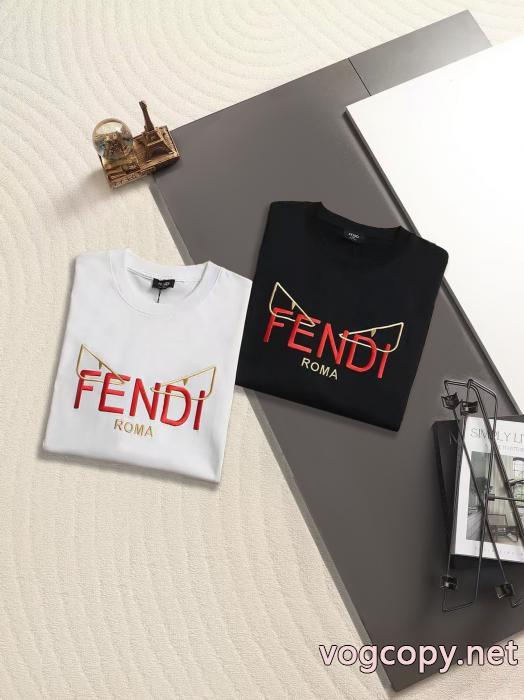 Newアイテム 世界中で爆発的人気 ユニークなデザインFENDI偽物 通販半袖Tシャツ_0_2