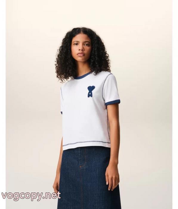 2026最新コレクション 最新大人気 最安値に挑戦AMI PARIS偽 ブランド 購入半袖Tシャツ_0_1