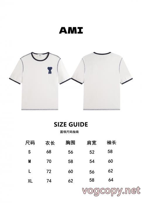 2026最新コレクション 最新大人気 最安値に挑戦AMI PARIS偽 ブランド 購入半袖Tシャツ_0_3
