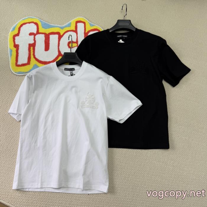 半袖Tシャツブランド レプリカCHROME HEARTS今年風 一生モノ 最新作防热性_0_2