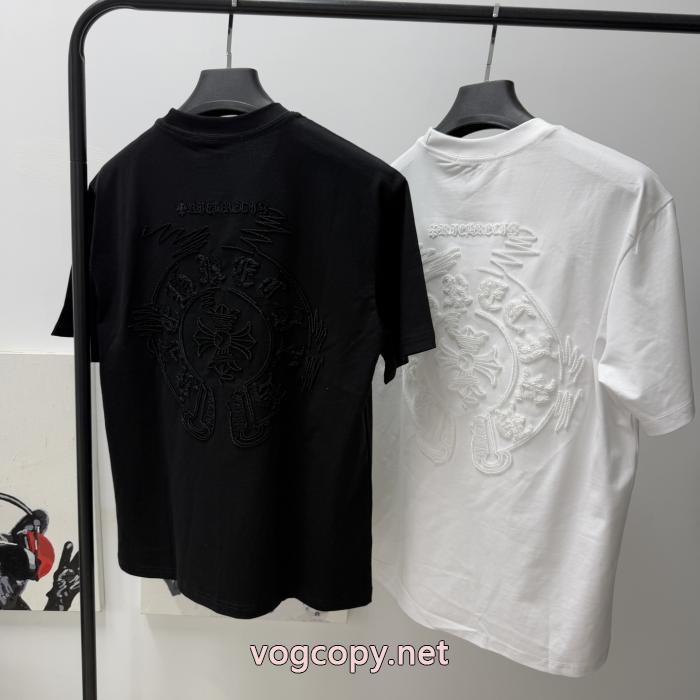 半袖Tシャツブランド レプリカCHROME HEARTS今年風 一生モノ 最新作防热性_0_4