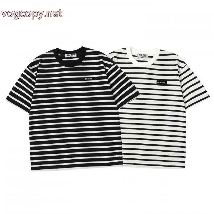 ミュウミュウ最安値保証 上品スタイル 存在感のある 偽 ブランド 通販半袖Tシャツ_0_0
