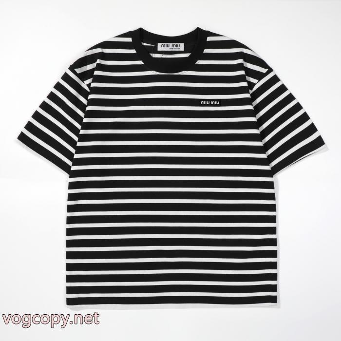 ミュウミュウ最安値保証 上品スタイル 存在感のある 偽 ブランド 通販半袖Tシャツ_0_2