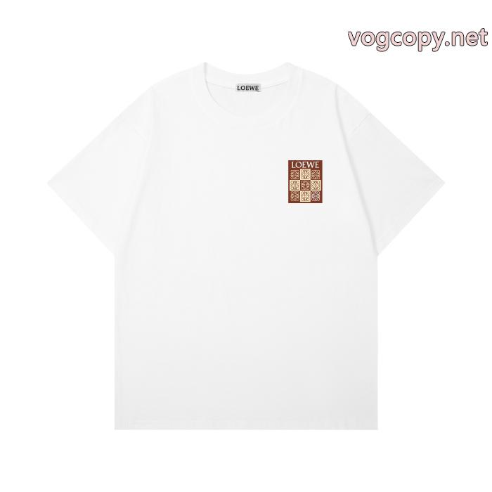 高級感演出 ユニークなデザイン 最新作正規品半袖TシャツLOEWEブランド 偽物 通販_0_1