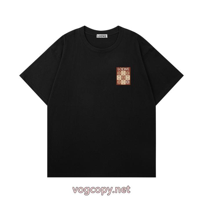 高級感演出 ユニークなデザイン 最新作正規品半袖TシャツLOEWEブランド 偽物 通販_0_3