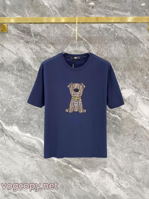 ブランド レプリカ先行販売 2026新作コレクション お洒落な存在感 半袖TシャツFENDI_0_3