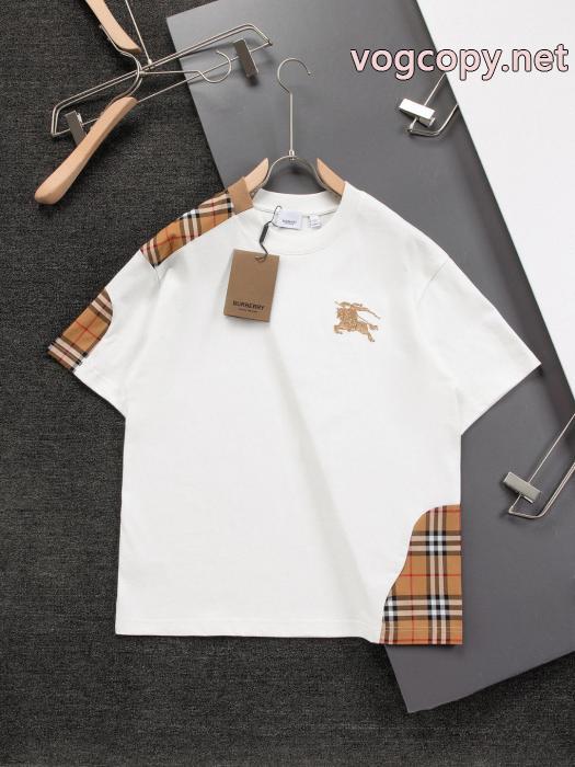 通年使えるアイテム 今流行 ギフト用最適ブランド 激安半袖TシャツBURBERRY_0_0